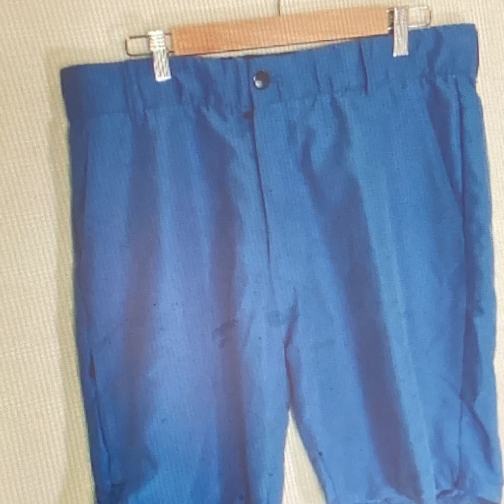 Classic Blue Men's Flat Front Shorts